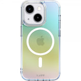 LAUT iPhone 15 -kuori HOLO MagSafe Pearl