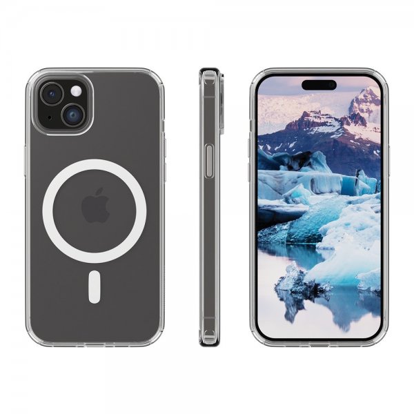 dbramante1928 iPhone 13/14/15/16e/17e Kuori Iceland Pro MagSafe Läpinäkyvä