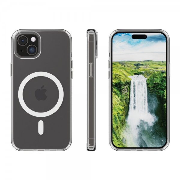 dbramante1928 iPhone 13/14/15/16e/17e Kuori Iceland Ultra D3O MagSafe Läpinäkyvä