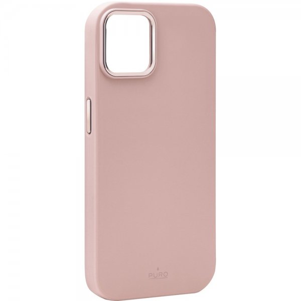 Puro iPhone 15 ICON Mag Pro -suojakuori, pinkki