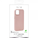 Puro iPhone 15 ICON Mag Pro -suojakuori, pinkki