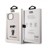 Karl Lagerfeld iPhone 15 -kuori Ikonik NFT Pinkki