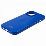 Mercury iPhone 15 Kuoret Jelly Glitter Sininen