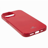 Mercury iPhone 15 Kuori Jelly Glitter Magenta