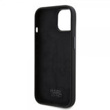 Karl Lagerfeld iPhone 15 Kuori Karl & Choupette Musta