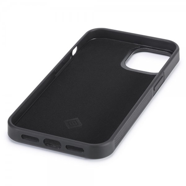 Lc.Imeeke iPhone 15 Kuoret Hiilikuitukuvio Punainen Raita Musta