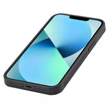 Lc.Imeeke iPhone 15 Kuoret Hiilikuitukuvio Punainen Raita Musta
