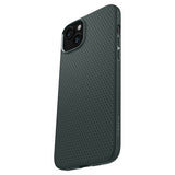 Spigen iPhone 15 -kuori Liquid Air Abyss Green