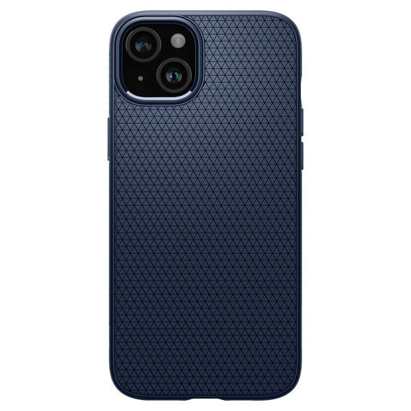 Spigen iPhone 15 -kuori Liquid Air Navy Blue