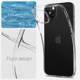 Spigen iPhone 15 Suojakuori Liquid Crystal Crystal Clear