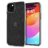 Spigen iPhone 15 -kuori Liquid Crystal Glitter Crystal Quartz
