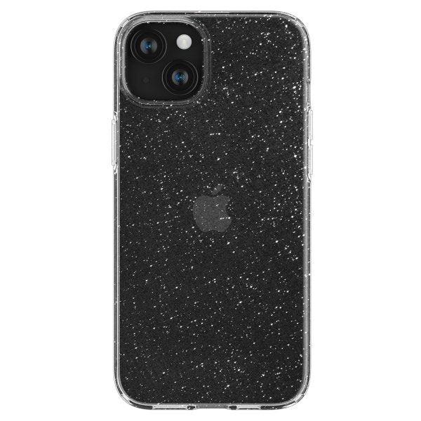 Spigen iPhone 15 -kuori Liquid Crystal Glitter Crystal Quartz