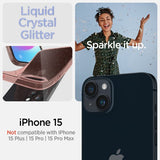Spigen iPhone 15 Kuori Liquid Crystal Glitter Rose Quartz