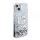 Hello Kitty iPhone 15 Kuori Nestemäinen Glitter Läpinäkyvä