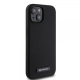 Karl Lagerfeld iPhone 15 Kuoret Liquid Silicone MagSafe Musta