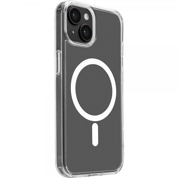 Puro iPhone 15 Lite Mag -läpinäkyvä kuori