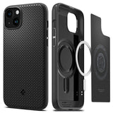 Spigen iPhone 15 Suojakuori Mag Armor MagFit Matte Black