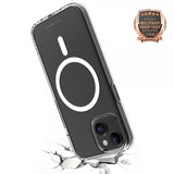 Vivanco iPhone 15 -suojakuori Mag Steady Transparent