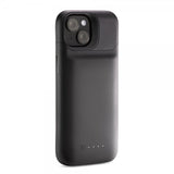 Mophie iPhone 15 -kuori integroidulla Juice Pack -varavirtalähteellä, musta