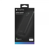 Mophie iPhone 15 -kuori integroidulla Juice Pack -varavirtalähteellä, musta