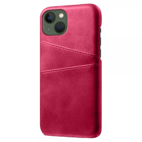 iPhone 15 -kuori kahdella korttipaikalla, Magenta