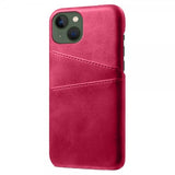 iPhone 15 -kuori kahdella korttipaikalla, Magenta