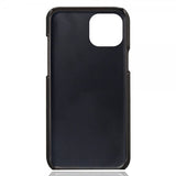 iPhone 15 -kuori, jossa kaksi korttipaikkaa, musta