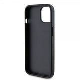 Guess iPhone 15 Kuori Metal Logo Strass Musta