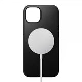 Nomad iPhone 15 Modern Leather Case -musta