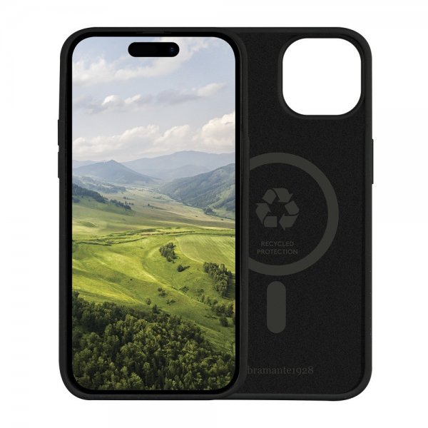 dbramante1928 iPhone 13/14/15/16e/17e Kuori Monaco MagSafe Night Black