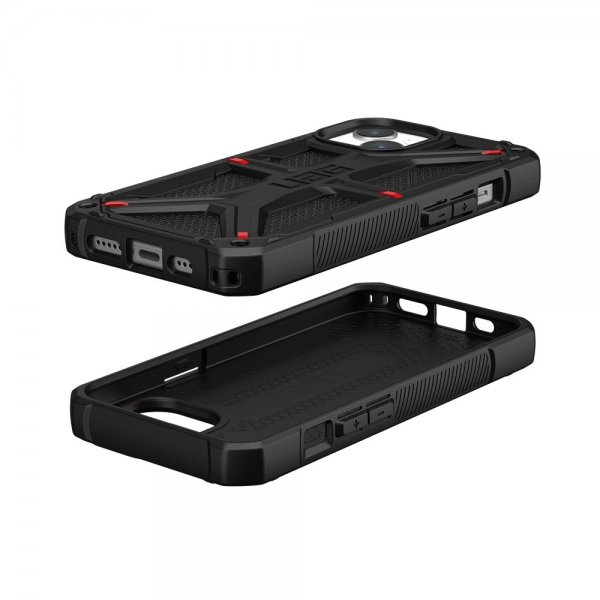 Urban Armor Gear (UAG) iPhone 15 -suojakuori, Monarch Kevlar Black