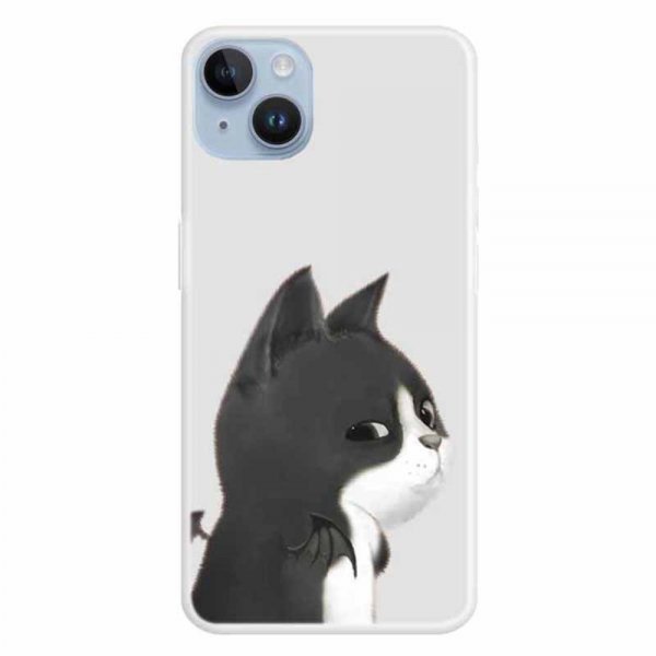 iPhone 15 Kuoret Kissa-aiheella