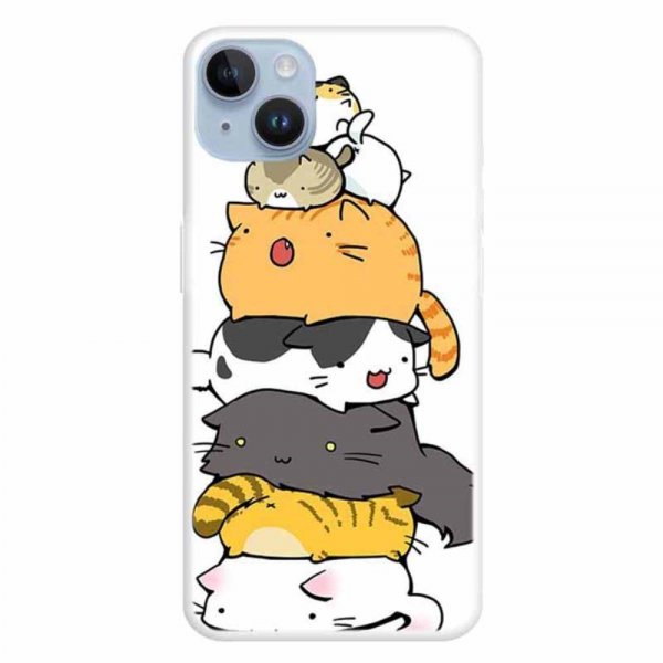 iPhone 15 -kuori Kissa-aiheella