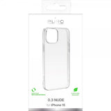 Puro iPhone 15 Nude -läpinäkyvä kuori