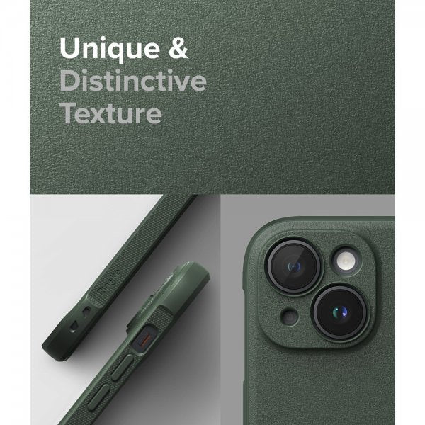 Ringke iPhone 15 -suojakuori Onyx Dark Green