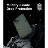 Ringke iPhone 15 -suojakuori Onyx Dark Green