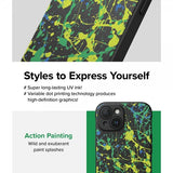 Ringke iPhone 15 -kuori Onyx Design Action Painting