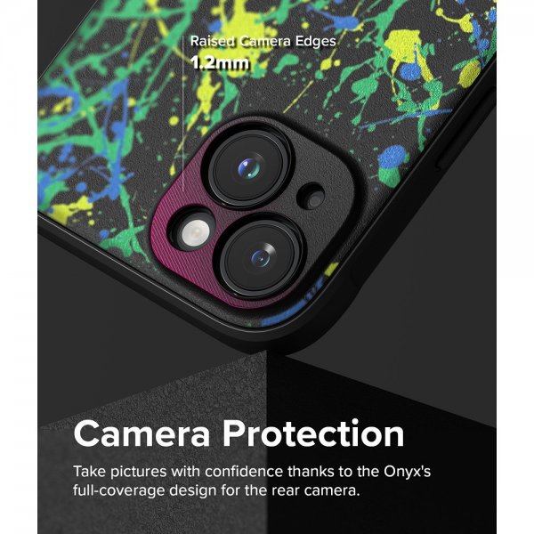 Ringke iPhone 15 -kuori Onyx Design Action Painting