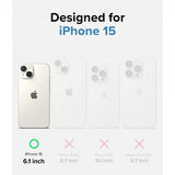 Ringke iPhone 15 -kuori, Onyx Design, Blue Brush