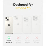 Ringke iPhone 15 -kuori, Onyx Design, ruutukuvio, keltainen