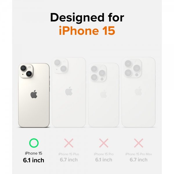 Ringke iPhone 15 Kuori Onyx Design Sticker