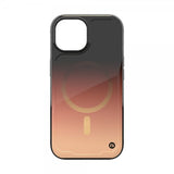 Clckr iPhone 15 -kuori Onyx MagSafe Copper