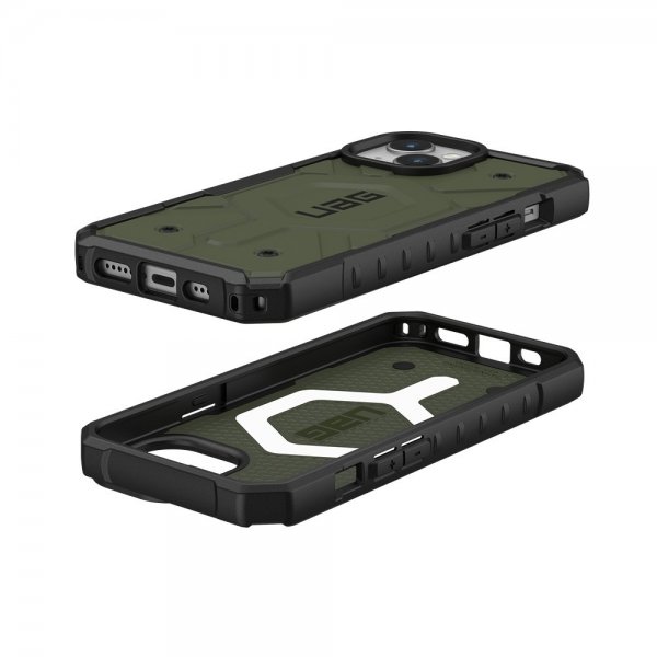 Urban Armor Gear (UAG) iPhone 15 -kuori Pathfinder MagSafe Olive Drab