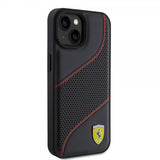Ferrari iPhone 15 Kuoret Rei'itetty Musta