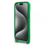 Lacoste iPhone 15 -kuori Petit Piqué Logo Strap Vihreä