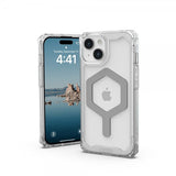 Urban Armor Gear (UAG) iPhone 15 -kuori, Plyo MagSafe, Ice Silver