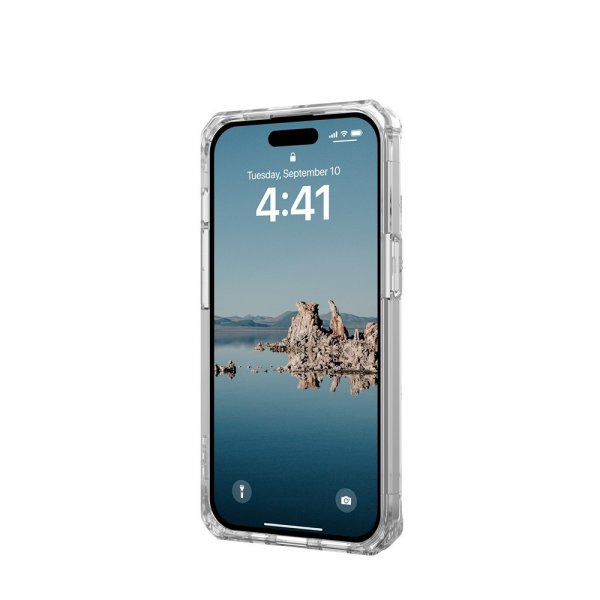 Urban Armor Gear (UAG) iPhone 15 -kuori, Plyo MagSafe, Ice Silver