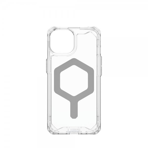 Urban Armor Gear (UAG) iPhone 15 -kuori, Plyo MagSafe, Ice Silver