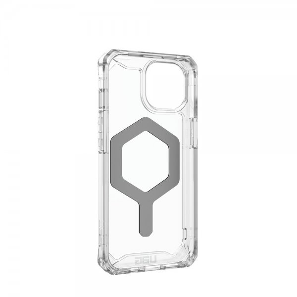Urban Armor Gear (UAG) iPhone 15 -kuori, Plyo MagSafe, Ice Silver