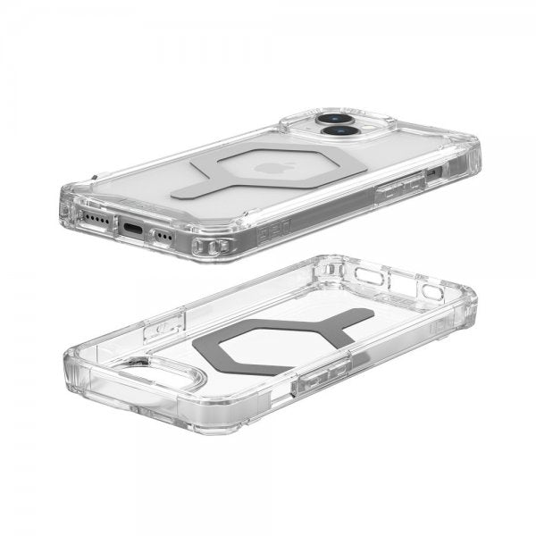 Urban Armor Gear (UAG) iPhone 15 -kuori, Plyo MagSafe, Ice Silver